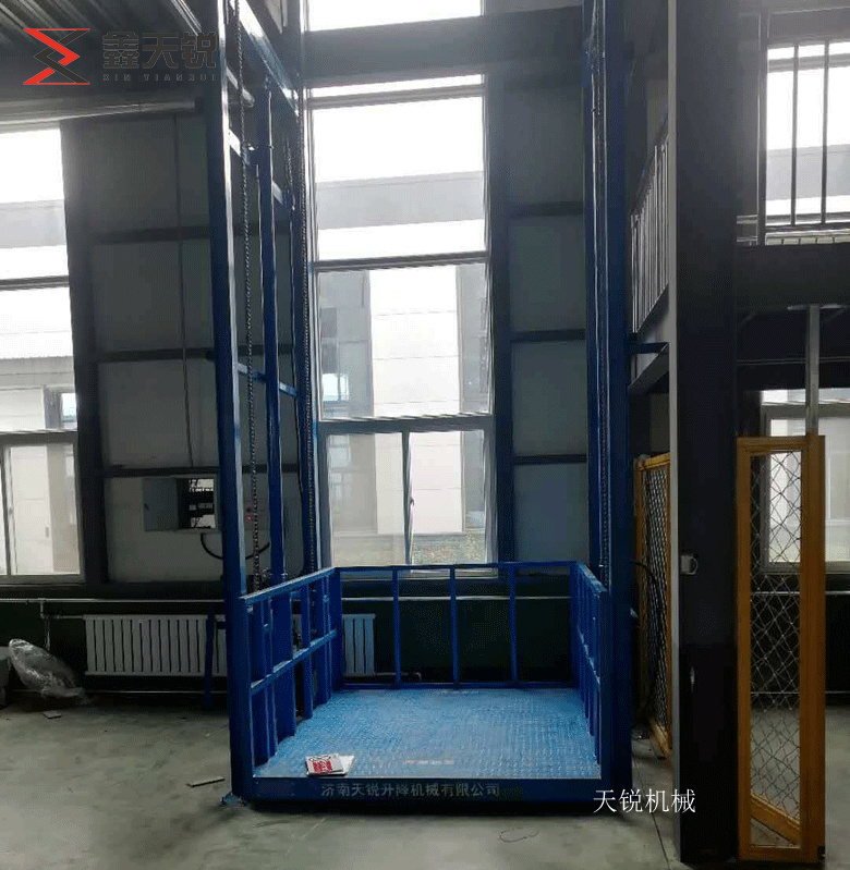 牡丹江导轨式升降机验收合格